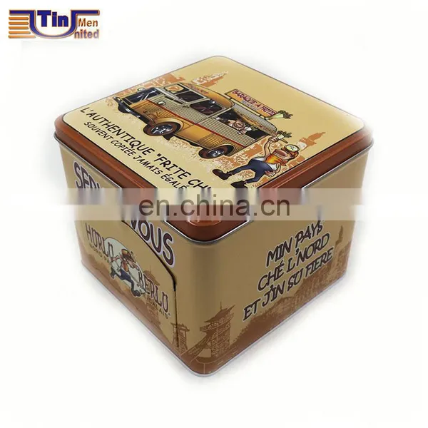Middle Square Bread Tin Box With Door photo-2