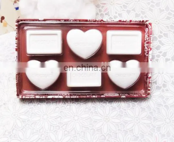 White Chocolate Shape Eraser Set Valentine Gift Children Funny Valentine Toy Gift photo-2