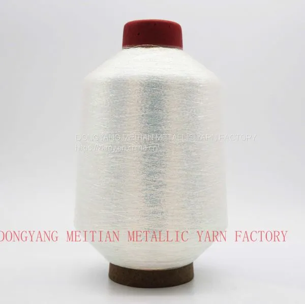 MX Type Metallic Yarn Transparent Rainbow Color Thread Embroidery Yarn
