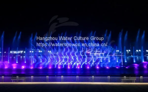 Laser Water Show Night Colorful Show With Music Dancing Fountain photo-2