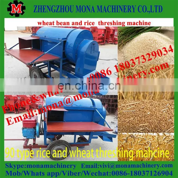 Hot Sale Mini Paddy Wheat Thresher / Manual Rice Husk Peeling Machine / Paddy Rice Sheller Machine photo-6