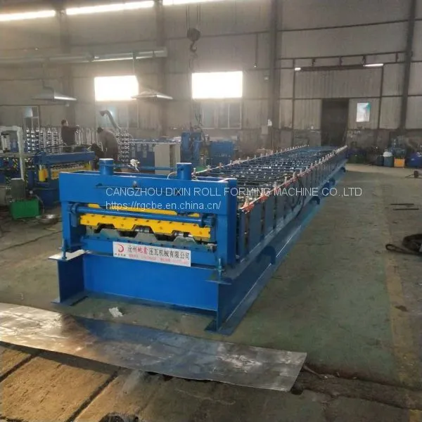 Steel Floor Decking Sheet Cold Roll Forming Making Machine photo-2
