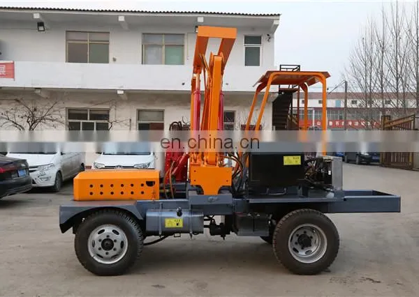 Hydraulic Highway Guardrail Pile Driver Pulling Machine for Sale Cheap Price photo-3