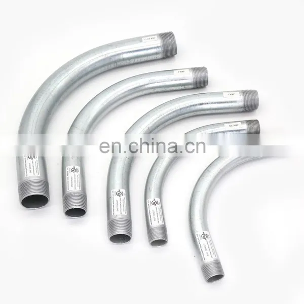 Lower Life-cycle Cost Normal Trade Size 30 Degree Rigid Conduit Elbows Welded Tubing Pipe Bends With UL Listed photo-3