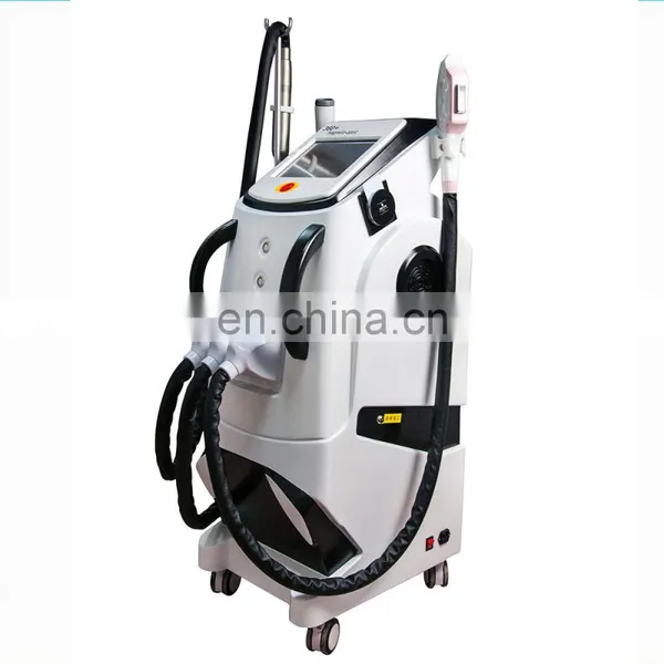 High Quality Hair Removal Beauty Machine E-light Ipl rf Q-switched nd Yag Laser 3 Handle photo-3