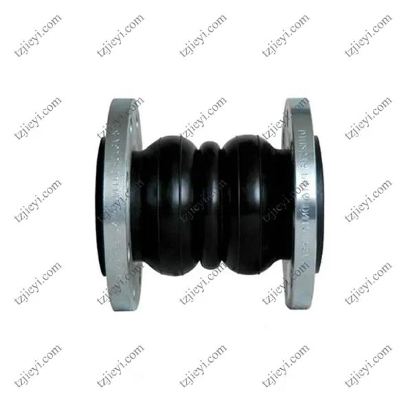 DIN ANIS JIS Standard Stainless Steel 304 Flange Type Double Sphere Rubber Expansion Joint EPDM NR NBR Rubber photo-2