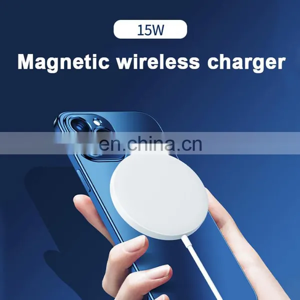 Newest Portable Station Usb Type C Magic Magnet 15W Fast Charging Magnetic Wireless Charger For Iphone 12 photo-5