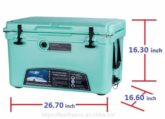 Custom Logo Hiking Fishing Camping Hard Cooler Beer Ice Cooler Box Hard Cooler photo-2