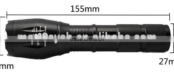 Aluminum Emergency Zooming Xml T6 10watt Rechargeable Torch Light Quality Choice photo-2
