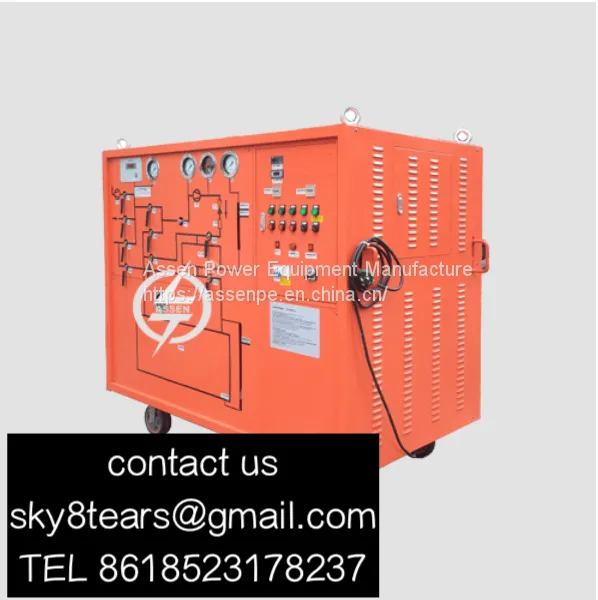 GAS RECOVERY AND PURIFYING DEVICE,SF6 FILLING PLANT