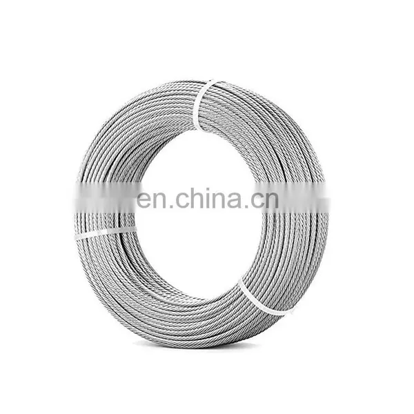 Wearable Galvanized Steel Wire Rope 26mm 6 mm Gi Brake Wire Rope photo-5