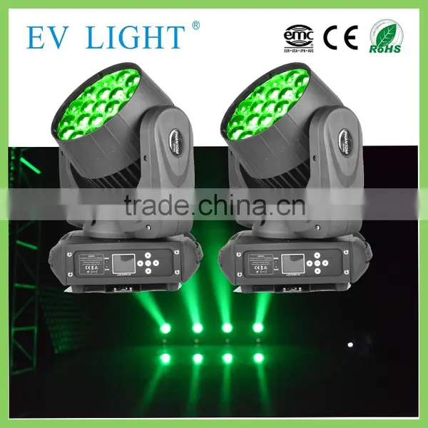 BMZ1519 Led Stage Light 19pcs*15w Rgbw Zoom Led Moving Head Wash photo-2