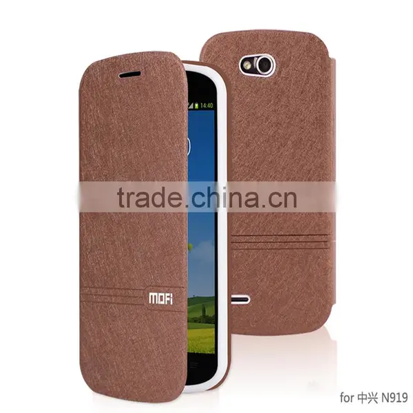 MOFi Flip Leather Cover Case for ZTE N919, Mobile Phone Accessory for ZTE N919D Case photo-4