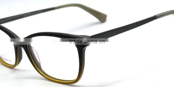 Full Frame Metal Temples Acetate and China Wholesale High Standard and High Quality Eyeglasses photo-3
