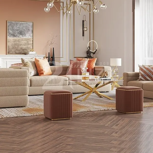 Factory Direct Supply Living Room Home Furniture Leisure Velvet Fabric Sofa Furniture Set