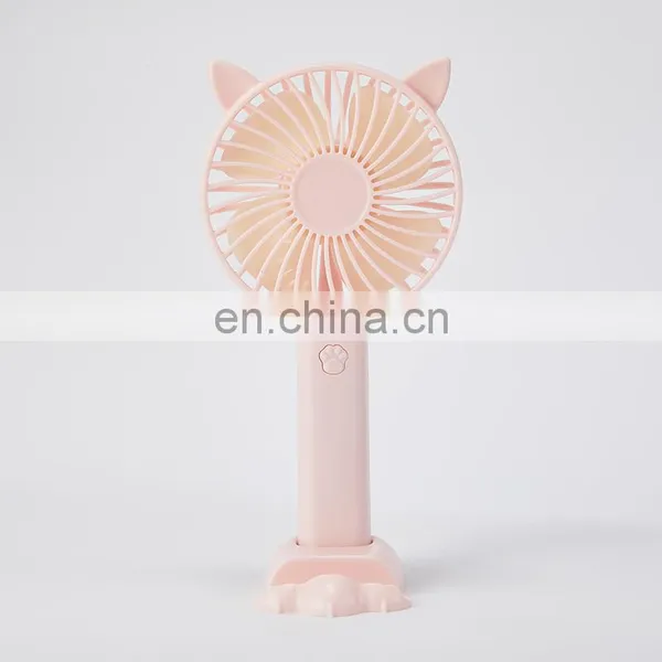 New Wholesale Small Portable Handheld Rechargeable Travel Office Outdoor USB Desk Mini Fan photo-2