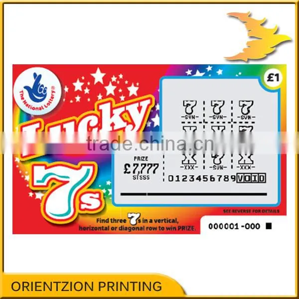 Lottery Ticket Printing, Lottery Card Printing. photo-5