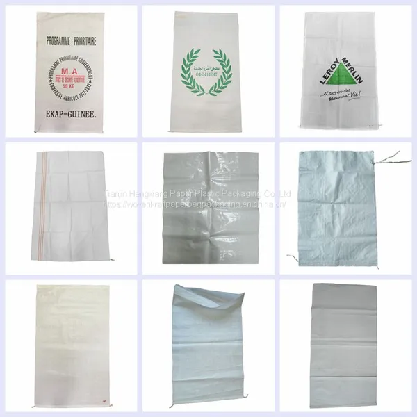 Colorful Lamininated pp Woven Bags 10kg Plastic Shopping Bags