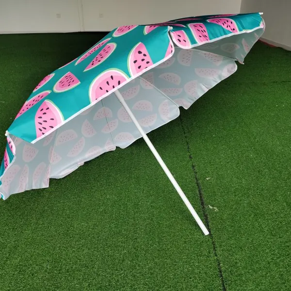 Beach Umbrella Manufacturer Customized Outdoor Leisure Sunshade Beach Sunscreen Umbrella Summer Seaside Special Sunshade Umbrella photo-3