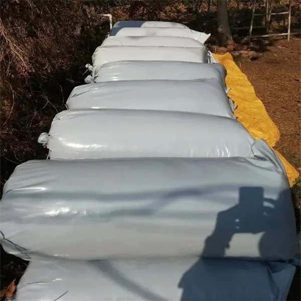 Black White Corn Silage Bags 50kg Silage Bags for Sale photo-2
