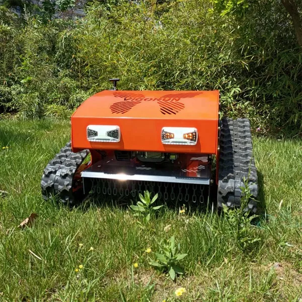 Yamaha Engine Commercial Rubber Track Lawn Mower Fernsteuerung Fernbedienbarer Rasenmäher Der beste Rasenmäher photo-2