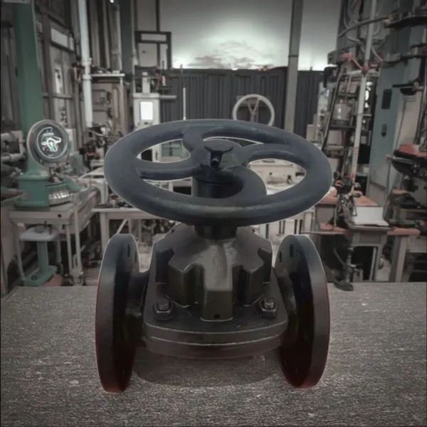 PN10 PN16 Diaphragm Valve Flange Ductile Iron Rubber Soft Seal Anti-Corrosion Manual Diaphragm Shutoff Valve photo-6