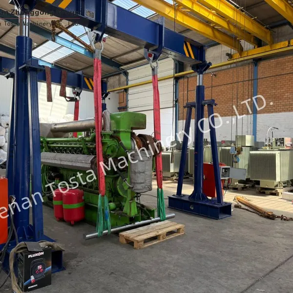 High Quality 100 Ton 200 Ton 300 Ton 400 Ton Telescopic Column Hydraulic Gantry Cranes System for Sale photo-3