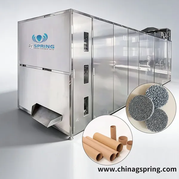 Large Capacity Tunnel Microwave Drying Machine Continuous Industrial Dryer for Bulk Production