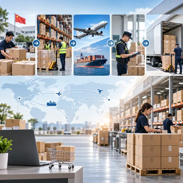 Serviço de envio DDP da China para pedidos de reabastecimento do Shopify