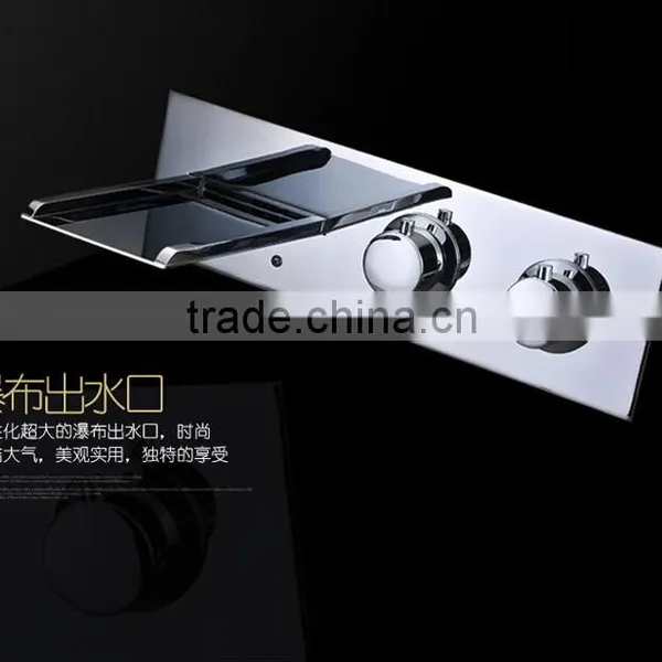 LED Sink Faucet ,Led Light Faucet,Rainfall Basin Wall-mounted Faucets photo-5