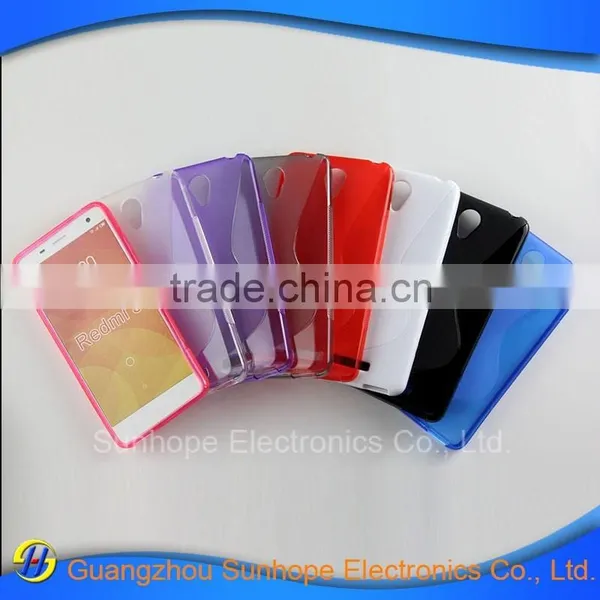 Wholesale Wave Design S Line Design Tpu Mobile Phone Case for Redmi Note 2 Xiaomi Quality Choice photo-2