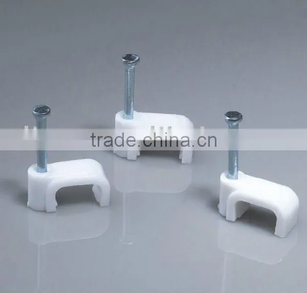 Square Cable Clips(electrical cable clip,cable clip nail)