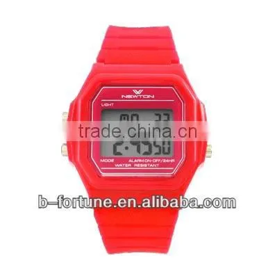 BF1020 Colorful Any Pantone Plastic LCD Digital Watch photo-3