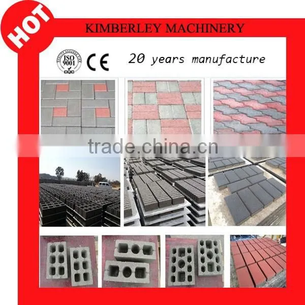 Hot New Products for 2015 Manual Concrete Hollow Block Making Machine photo-2