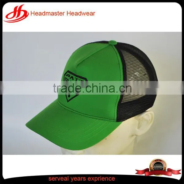 Custom 5 Panel Curved Mesh Cap Embroidery Logo Distressed Trucker Cap Wholesale