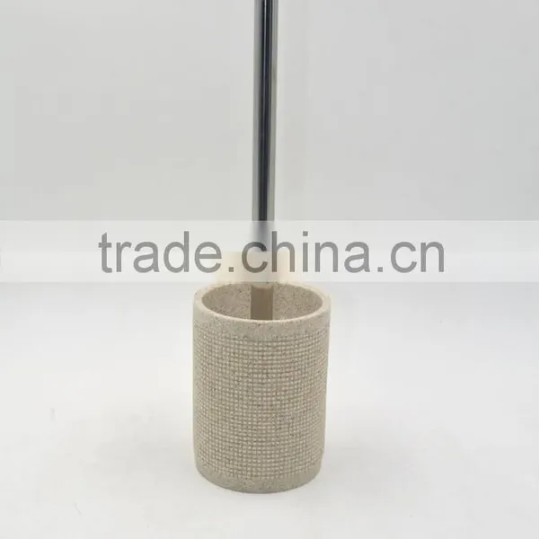 Lattice Pattern Polyresin Sandstone Bathroom Accessories Set photo-6