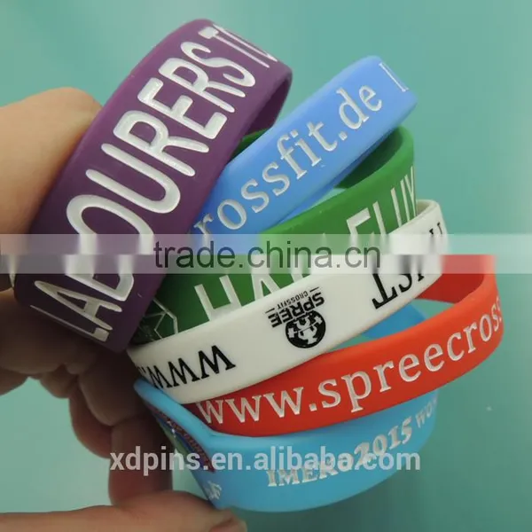 Silicone Wristband China Factory Free Sample Wholesale Fashion Cheap Custom Silicon Wristband photo-6