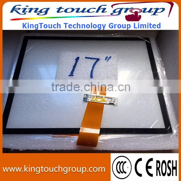 Cheaper 17 Inch USB Projected Capacitive Touch Screen Panel, Capacitive Touch Panel 10 Fingers Touch photo-2