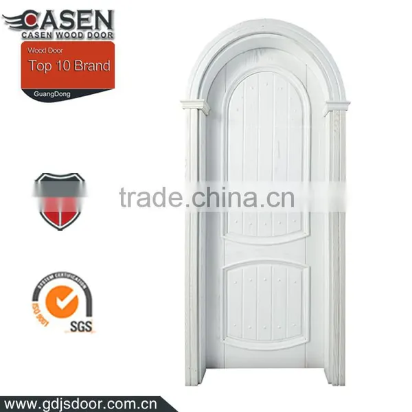 Modern Black Walnut Arched Top Interior Doors photo-3