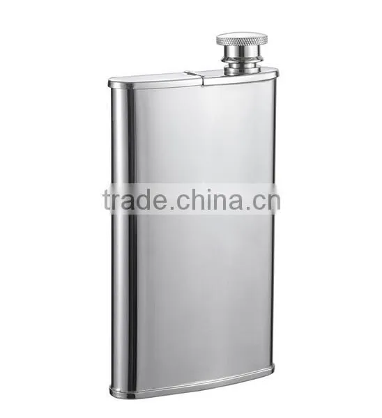 Stainless Steel Birthday Gift Leather Cover Wine Hip Flask photo-5