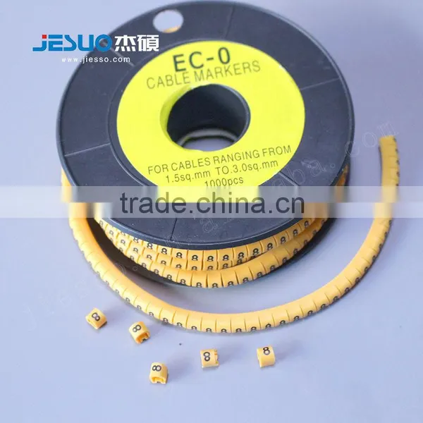 Heat Resistant PVC EC Type Cable Marker Color Cable Marker Tube photo-2
