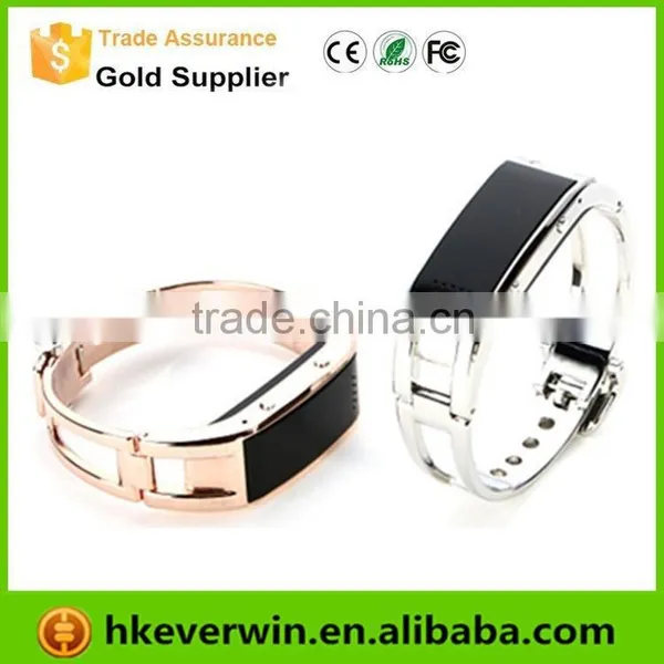 Gold & Silver Luxury Design Smart Bracelet D8 Pedometer Bracelet