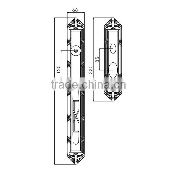 HD8418 Pvd Door Lock photo-2