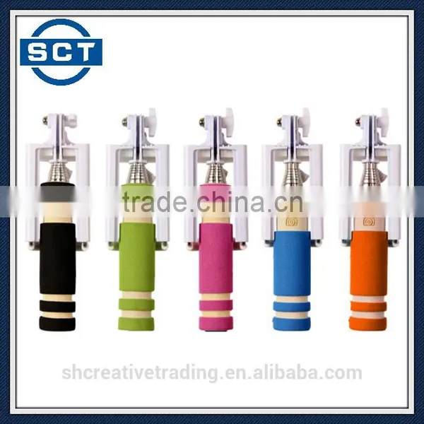 Lovely Selfie Sticks Extendable Wired Selfie Stick Lovely Colors Cute Selfie Sticks photo-6