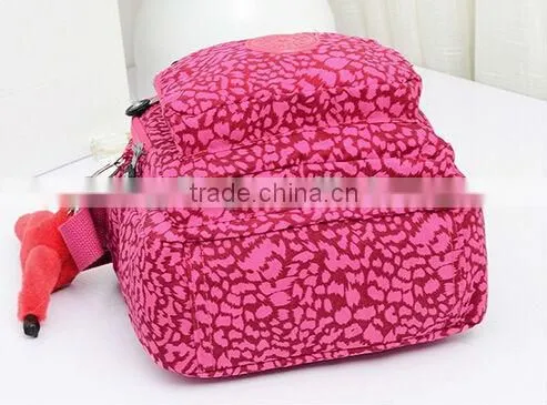 Wholesale Pink Cottton Fancy Cotton Shoulder Bags With Multi Pockets photo-4