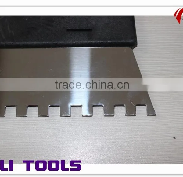 Wall Scraper With Teeth Blade PC Handle / Stainless Steel Hand Tool photo-3