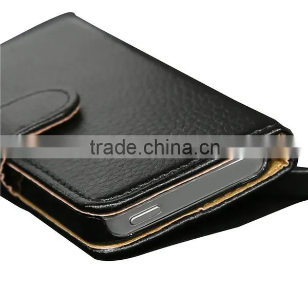 Genuine Real Leather Wallet Stand Mobile Phone Case Cover for Apple IPhone SE photo-6