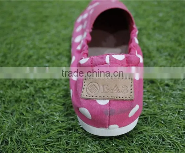 Dot Printing Fashion Women Men Canvas Shoes photo-3