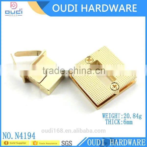Custom Fashion Metal Bag Twist Lock Fasteners photo-5