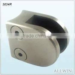 Polished Zinc Alloy Mini Z-Series Round Shape Radius Base Glass Clamp photo-3